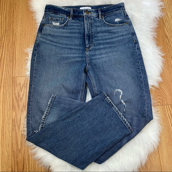 LOFT Denim - LOFT Ann Taylor The 90s Straight High Rise Medium Straight Leg Jeans Size 4 27